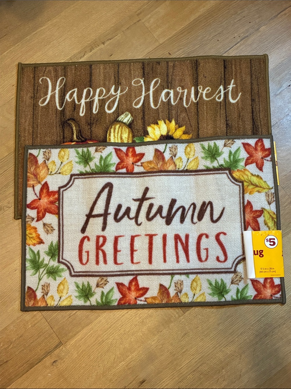 Autumn Greetings Fall Door Mat - Multicolor